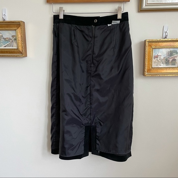 Vintage Genuine Suede Pencil Skirt - Picture 9 of 16